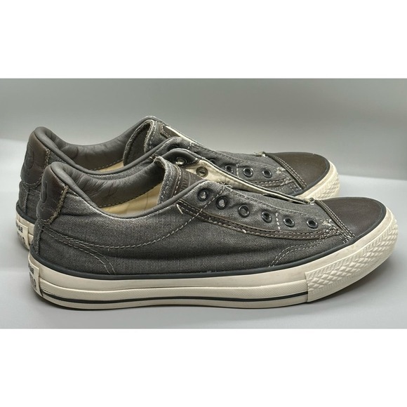 Converse Chuck Taylor X John Varvatos Laceles Slip-On Shoes Dark Gray Sz 6 - Picture 2 of 10